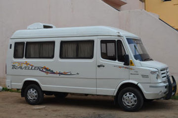 tempo traveller 14 seater rent